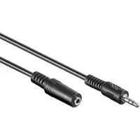 S-Impuls 3,5mm Jack stereo audio verlengkabel / zwart - 20 meter