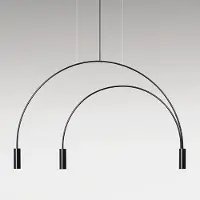 Estiluz Volta T-3535S / T-3536S Hanglamp 3 Lights (T-3536S) | Black | 2700 K