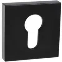 Online Deurbeslagshop 2 PC-Plaatjes vierkant 53x53x9 zwart