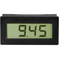 Voltcraft DVM210 Digitale paneelmeter Afmetingen voor paneelmontage 45,5 x 22 mm, Metrologie, Grijs