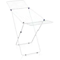 Leifheit 81539 - Droogrek Classic 200 Easy - 20 meter drooglengte - Wit/Blauw (2 stuks)