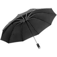Huismerk Opvouwbare omgekeerd sluitende paraplu met LED Folbrella