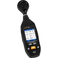 Pce Instruments -EM 880 Luchtkwaliteitsmeter Luchtvochtigheid, Temperatuur, VOS, Fijnstof Met USB-interface, Met temperatuurmeting