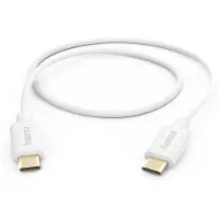 Hama 00201590 USB-laadkabel USB 2.0 USB-C stekker 1 m Wit Verguld