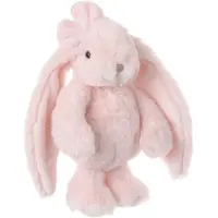 Sigikid pluche konijn knuffeldier - lichtroze - staand - 22 cm - Luxe kwaliteit knuffels