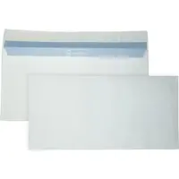 DULA C5/6 Enveloppen - Bank envelop - 114 x 229 mm - 100 stuks - zelfklevend met plakstrip - 80 Gram -