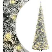 vidaXL Kunstkerstboom pop-up met sneeuw 100 LED's 150 cm