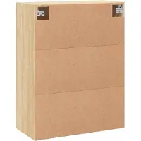 vidaXL Wandkast 69,5x34x90 cm bewerkt hout sonoma eikenkleurig