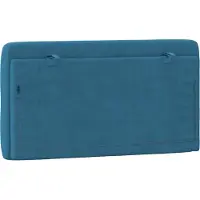 vidaXL Hoofdbordkussen 100 cm fluweel blauw