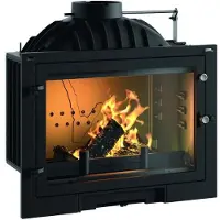 Invicta - Foyer A Wood in Cast Iron - Milos 700 met sluiter - Grijs