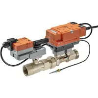 Belimo Sensor Gestuurde PI-CCV 1/2x3/4 Kvs1.5 24VAC/DC BACnet/Modbus/MP-Bus EN1434 Twee Sensors EV015R2+MID