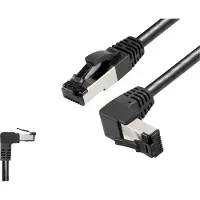 Bkl Electronic 144026 RJ45 Netwerkkabel, patchkabel CAT 8.1 S/FTP 3 m Zwart Halogeenvrij 1 stuk(s)
