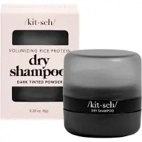 Kitsch Droogshampoo voor Vrouwen | Textuurpoeder voor mannen - Volumiserend donker haarpoeder Ongeparfumeerd Biologisch Geen witte cast Parabenen en