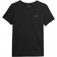 4F Kinder T-shirt - Zacht Katoen - Zwart - Maat EU 140
