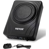 Vevor Subwoofer voor onder de autostoel 300W Slanke subwoofer voor in de auto met voeding
