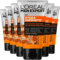 L'Oréal 6x Men Expert Hydra Energetic Face Wash Cleansing Gel 100 Ml