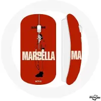 MANIACASE Draadloze muis - - Marseille - Rood - USB wifi - Compatibel met Mac en PC