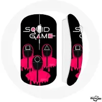 MANIACASE Draadloze Muis - Squid Game - Roze Soldaten - USB Wifi - Compatibel met Mac en PC - Roze
