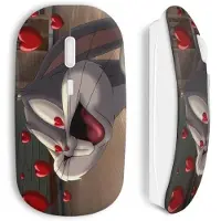 MANIACASE Draadloze Muis Bugs Bunny Liefde Harten