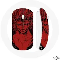 MANIACASE Draadloze Muis - - Eustass Kid - Rood - Compatibel met Mac en PC - Inclusief wifi USB-stick