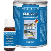 Weicon GMK 2510 – 690 g – 2K rubber-metaal-lijm zwart