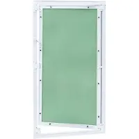 vidaXL Access Panel Groen en Zilver 45 x 85 cm Aluminium en Gipsplaat