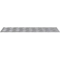 vidaXL - Trap - Tread - Rechthoekig - 4 - pcs - Zilver - 75 - x - 25 - cm - Aluminium
