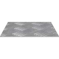 vidaXL Trap Tread 2 st 20 x 20 cm Zilver Aluminium Vierkant