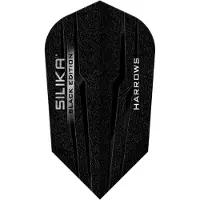 Harrows Silika Black Slim Tough Crystalline Coated- Dart Flights