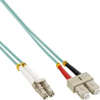 ACT RL8651 Glasvezel Patchkabel Duplex LSZH - LC/SC 50/125µm OM3 - 1,5 meter