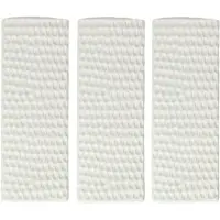 Gerimport Waterverdamper - 4x - creme wit - keramiek - 400 ml - radiatorbak luchtbevochtiger - 7,4 x 18,6 cm