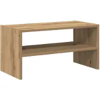 vidaXL Schoenenrek stapelbaar 60x30x30,5 cm artisanaal eikenkleurig