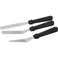 Kitchencraft Stainless Steel Palette Knives Set 3 Units Zilver
