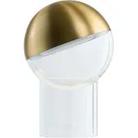 Frandsen Tafellampe , Pila, dimbare, Goud / Messing, Eetkamer, Kunststof, Modern