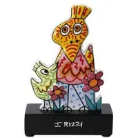 Goebel - James Rizzi | Decoratief beeld / figuur Mommy is the best 14 | Porselein - 14cm - Pop Art