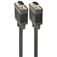 Cablexpert Premium VGA monitor kabel met ferriet kernen - CU koper aders / zwart - 15 meter