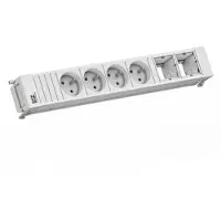 Bachmann POWER FRAME 4xUTE 2xCM 0,2m GST18 RAL9010