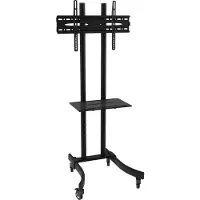 Techly ICA-TR23 Mobiele TV Stand 32-70" tot 40kg verstelbare AV-plank
