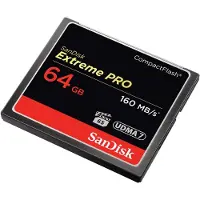 SanDisk 64GB CF - Extreme Pro - 160mb / seconde