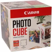 Canon Creatieve set - - Foto Cube - Glanzend fotopapier 5x5" - Magnetisch kader - 40 vellen