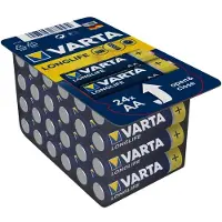 Varta Longlife AA / MN1500 / LR06 Alkaline Batterij 24 stuks