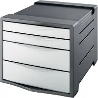 Esselte 2 Big And Small Europost Buc Drawers Grijs Kinderen
