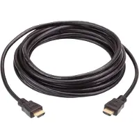 Aten 20 m Hogesnelheids-HDMI-Kabel met Ethernet - 20 m - HDMI Type A (Standaard) - HDMI Type A (Standaard) - 4096 x 2160 Pixels - 3D - Zwart