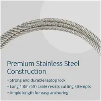 Kensington EQ Slim NanoSaver 2.0 Sleutel-laptopslot K60630WW grijs