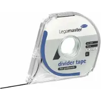 Legamaster planbord verdeeltape 2,5mm x 16m zwart