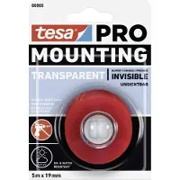TESA Montagetape Montage PRO Transparant 66965 5 m x 19 mm - 6696...