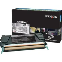 Lexmark X746H1KG Toner Zwart Hoge capaciteit