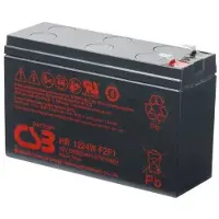 CSB HR 1224W high-rate Loodaccu 12 V 5.8 Ah Loodvlies (AGM) (b x h x d) 151 x 98 x 51 mm Kabelschoen 6.35 mm Onderhoudsvrij, Geringe zelfontlading
