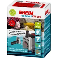 Eheim Pomp Compacton 600 - Filterpomp - 9.7x12x7.4 cm 250-600 l Zwart 250 l/h