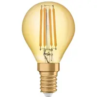 Osram LED druppels E14 4W Vintage Classic P goud